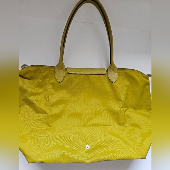 Longchamp Le Pliage Green Large Nylon Tote Bag, Mustard Yellow - Picture 3 of 9
